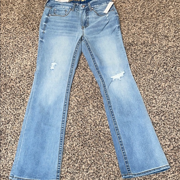 Seven7 Brand Woman’s Tummyless Slim Bootcut Light Blue Jeans Size 8 | NWT - Picture 1 of 8